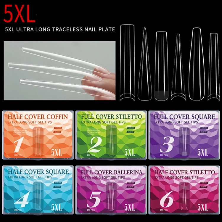 5xlウルトラロングネイルチップ